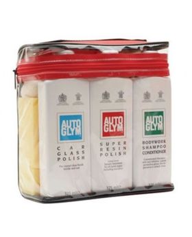 AUTOGLYM Showroom Shine Kit-Shampoo, Polish, Sponge & Cloth AUXSS