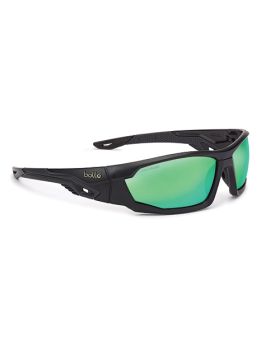 BOLLE Tradie Safety Glasses Green Flash Polarised Lens -Mercuro Series -PSSMERCP