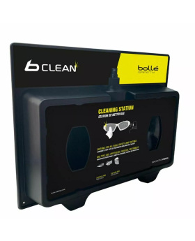 BOLLE B-Clean B600 Plastic cleaning station with 500 ml lens cleaner (spray) + 2x200 tissues