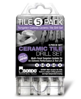 Bordo 2710-s1 Ceramic Tile Drill Set-5pce