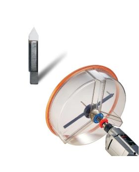 Bordo Adjustable Hole Cutter Replacement Blade - Suitable for cutting sheet metal up to 1mm thick - including brass & aluminium.