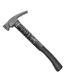 BOSS Tools Titanium Hammer With Fiberglass Handle-16oz-Smooth Face