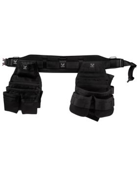 BPRO by BUILDPRO Tradie Premium Cordura Backsupport Tool Belt Bundle Kit-LHR 