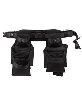 BPRO by BUILDPRO Tradie Premium Cordura Backsupport Tool Belt Bundle Kit-JFK