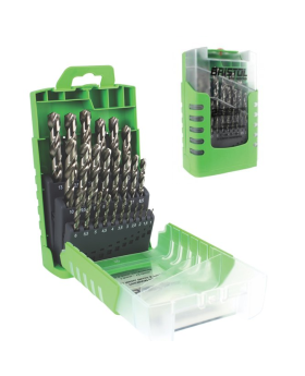 BRISTOL by Alpha HSS Metric 1-13mm Drill Set-25pce - BTW25M