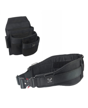 BPRO by BUILDPRO Tradie Premium Cordura  Tool Pouch & Belt Bundle