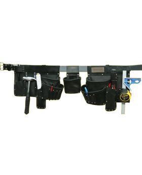 BUILDPRO "The Gladiator" Tradie Premium Leather Tool Belt Apron- LWGLAD -FDD