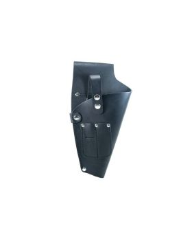 BUILDPRO Tradie Leather Belt- Drill Holder Frog LBFMDP