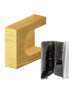 Carbitool 2 Flute  Lock Mortise Cutters  Carbide Tipped - 5/8" TCT-  TLM 10