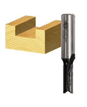 Carbitool 2 Flute Router Bit  Carbide Tipped- STRAIGHT BIT 19MM TCT, 2 FLT 1/2 SHK (TX 1424)