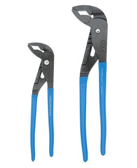 Channellock 2 Piece GripLockÂ® Plier Set Multi Grip 10â€� GL10 12â€� GL12 GLS-1