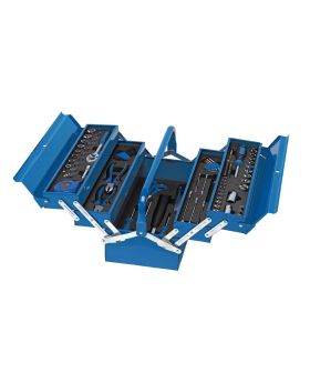 DRAPER 126pce Tool Kit In Cantilever Tool Box 