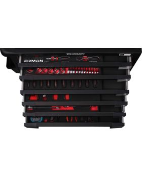 FIXMAN Tools Only Tool Kit With EVA Foam Tray System-192pce fmtoolkit01
