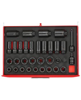 Teng Tools 33 PIECE 3/4" DRIVE IMPACT SOCKET SET 