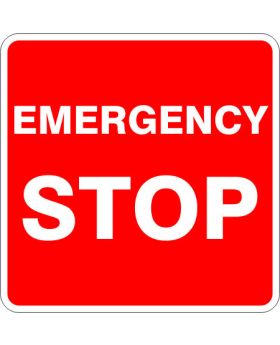 EMERGENCY STOP SIGN 239EMC