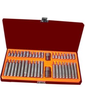 Eurotech Tools ET70905 42Pc Hex & Spline Bit Set CV Steel