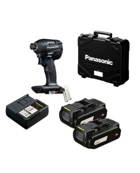 Panasonic EY75A7LJ2G57 Dual Voltage 14.4v/18v  Brushless Impact Driver Cordless Kit - 18v 5ah