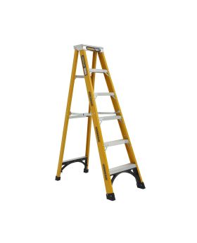 Gorilla Heavy Duty 180Kg Single Sided A-Frame Fibreglass Ladder (1.8m) FM006-HD
