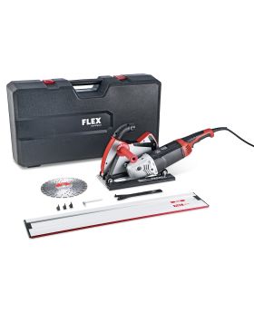 FLEX Diamond Cutting System With Carry Case & Guide Rail, 230mm 2400w