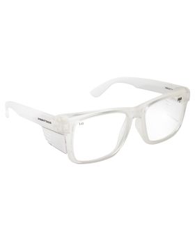 PRO CHOICE Frontside Clear Lens Safety Glasses with Clear Frame- 6500