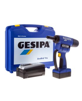 GESIPA Accubird Cordless Battery Rivet Tool 18V Li-ion Combo Kit POWERPACKPRO