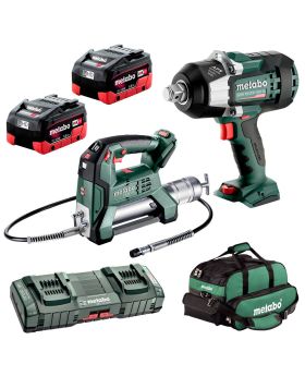  Metabo MET18MX2SB2HD5.5 18V 5.5Ah Li-ion Cordless 2pce Combo Kit Including Brushless