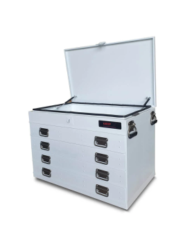 GRIP Tools  White Field Service Ute/Truck Tool Box-540mm x 600mm x 880mm