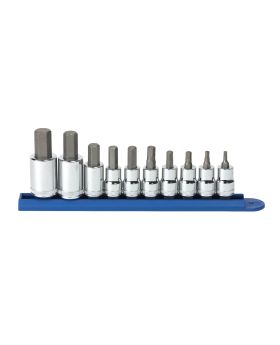 GEARWRENCH 10 PC. 3/8" & 1/2" DRIVE HEX BIT METRIC SOCKET SET 80578