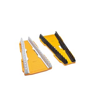 GEARWRENCH 2 PC. 16 SLOT REVERSIBLE WRENCH RACK 83121
