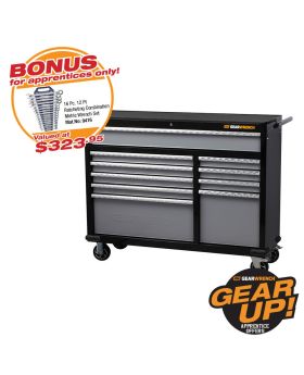 GEARWRENCH 53" 10 DRAWER ROLLER CABINET 83158N