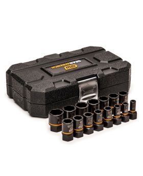 GEARWRENCH 15 PC. 1/4" & 3/8" DRIVE BOLT BITER IMPACT EXTRACTION SOCKET SET 84783