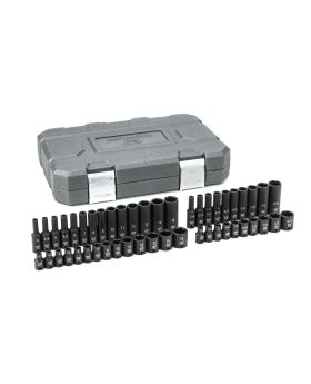 GEARWRENCH 48 PC. 1/4" DRIVE 6 POINT STANDARD & DEEP IMPACT SAE/METRIC SOCKET SET 84902