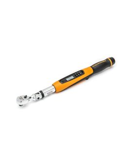 GEARWRENCH 3/8" FLEX HEAD ELECTRONIC TORQUE WRENCH WITH ANGLE 10-100 FT/LBS. 85078