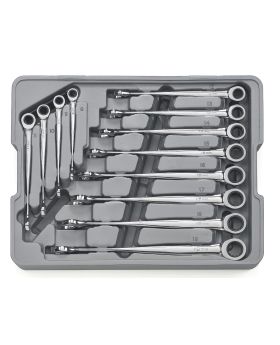 GEARWRENCH 12 PC. 72-TOOTH 12 POINT XL X-BEAM RATCHETING COMBINATION METRIC WRENCH SET 85888