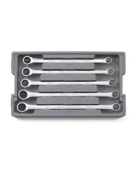 GEARWRENCH 5 PC. 72-TOOTH 12 POINT XL GEARBOX DOUBLE BOX RATCHETING METRIC WRENCH ADD-ON SET 85987