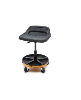 GEARWRENCH ADJUSTABLE HEIGHT SWIVEL MECHANICS TRACTOR SEAT 18" TO 22" 86994