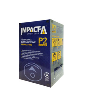 IMPACTA P2 Dust Face Mask with Valve-12Pack