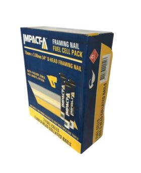 IMPACTA 75mm Gas Framing Nail Pack 10029335_imp