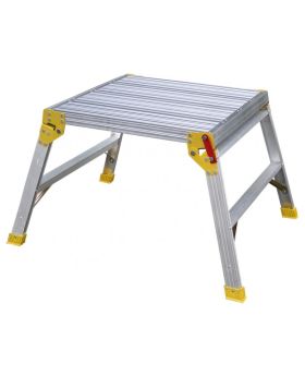 INDALEX Aluminium Work Platform-Tradesman Series- 600mm x 600mm 120kg Rated