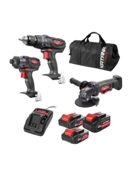 KATANA By Kincrome  18v Lithium Ion Cordless Drills, Saws & Grinder Combo Kit-3Pce