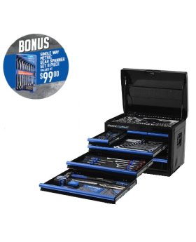 KINCROME EVOLUTION 204Pce 7Drawer Tool Kit With Insert Trays-PURSUIT P1928CHEST