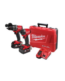 Milwaukee M18FPP2AA3502C 18V 5.0Ah Li-ion Cordless Fuel 2pce Combo Kit
