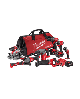 Milwaukee M18FPP8A3503B 18V 5.0Ah Li-ion Cordless FUEL 8pce Combo Kit Power Pack