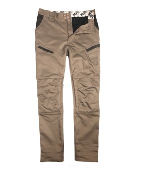 MAK WORKWEAR YP Yard 4-Way Stretch Work Pants With Cut To Fit Leg Lengths-Khaki-JTD