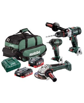 Metabo AU68300455 18v 3PC Brushless LIHD Cordless Combo Kit-BD