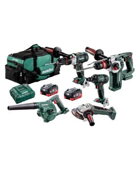 Metabo AU68503055 18v 5PC Brushless LIHD Cordless Combo Kit-BD