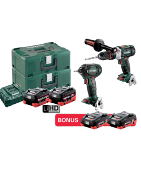 Metabo 18v 2pce Brushless Impact Drill & Driver Cordless Combo -BD