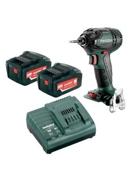 Metabo SSD18LTX200BLKIT 18v Cordless Brushless Impact Driver Kit-5.2ah-Gen 2