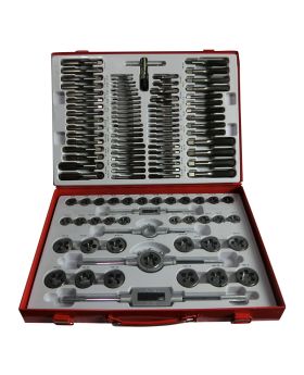 METALWORKS By Teng Tools 110pce Tap & Die Set-Metric, UNC, UNF and NPT