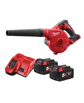 Milwaukee M18BBL-502B 18V 5.0Ah Li-Ion Cordless 3-Speed Compact Blower Combo Kit